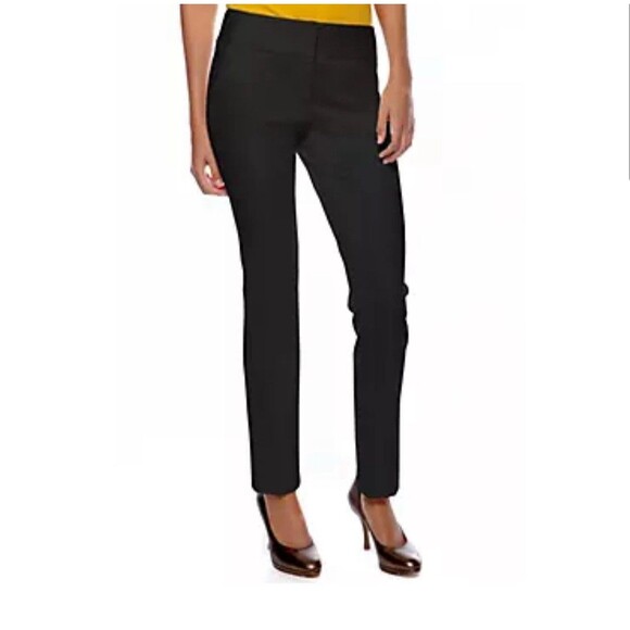 Vince Camuto Women's Ponte Ankle Pants Black Style 9199324 Sz 12 Business Casual - Picture 1 of 16